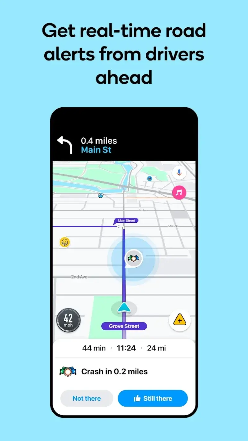 Waze Navigation & Live Traffic screenshot 1
