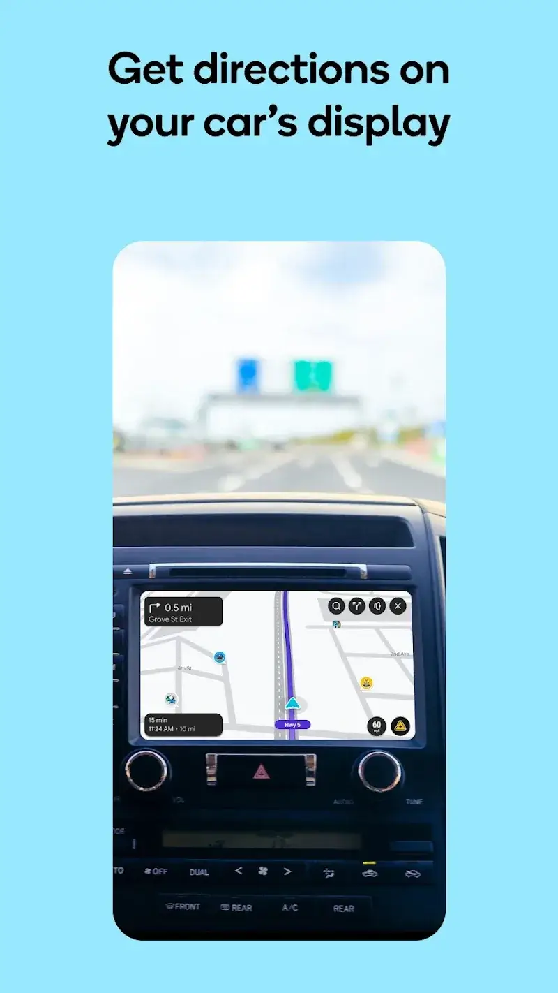 Waze Navigation & Live Traffic screenshot 1
