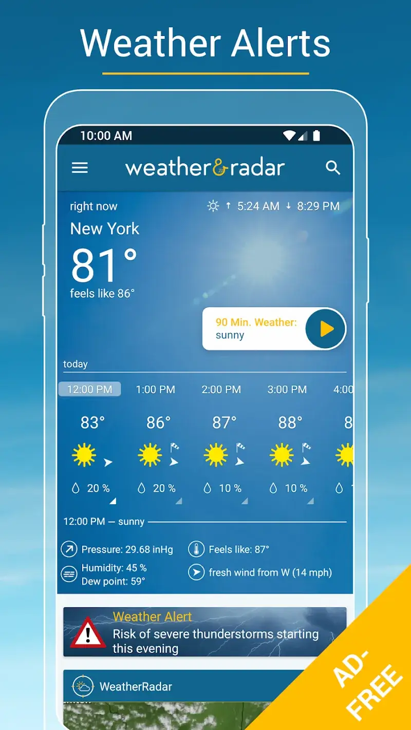 Weather & Radar Pro screenshot 1