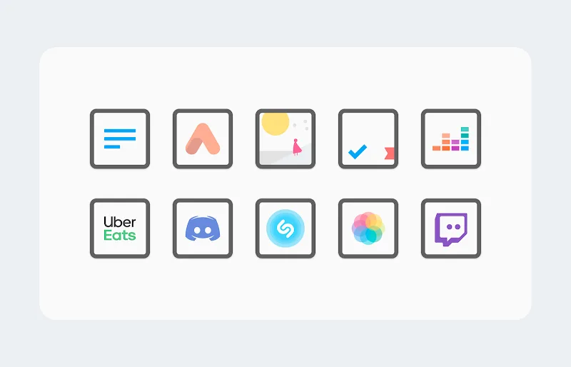 White Sweet Edge - Icon Pack screenshot 1