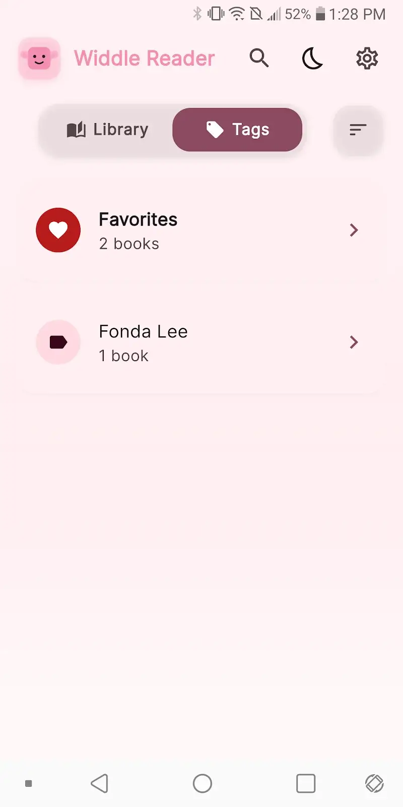 Widdle Reader screenshot 1