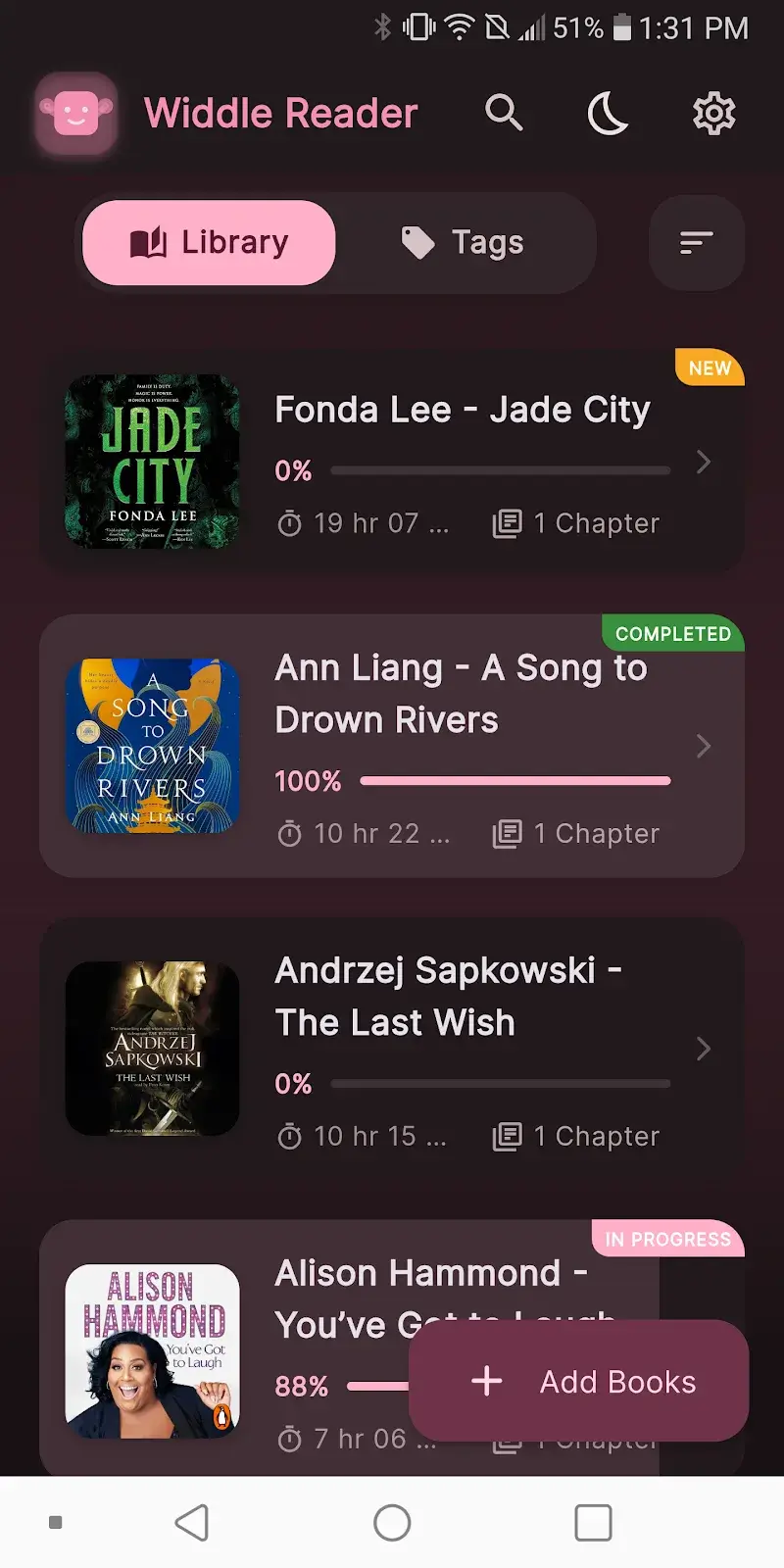 Widdle Reader screenshot 1