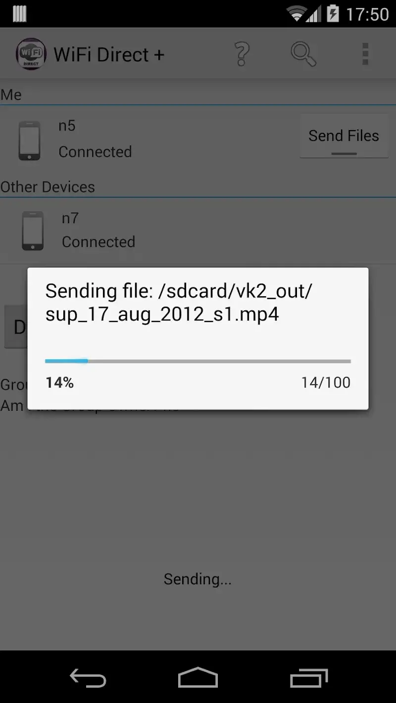 WiFi Direct + screenshot 1