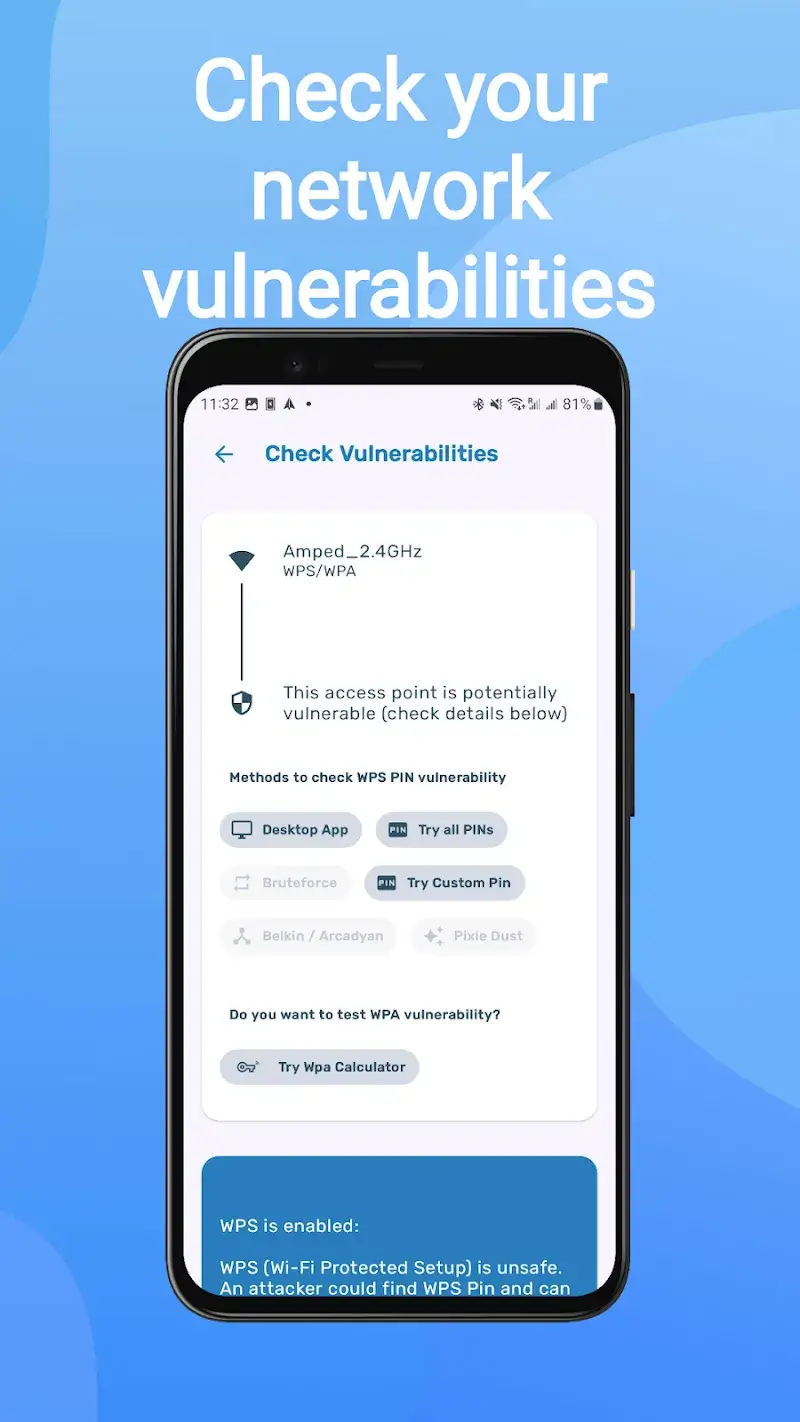 WIFI WPS WPA TESTER screenshot 1