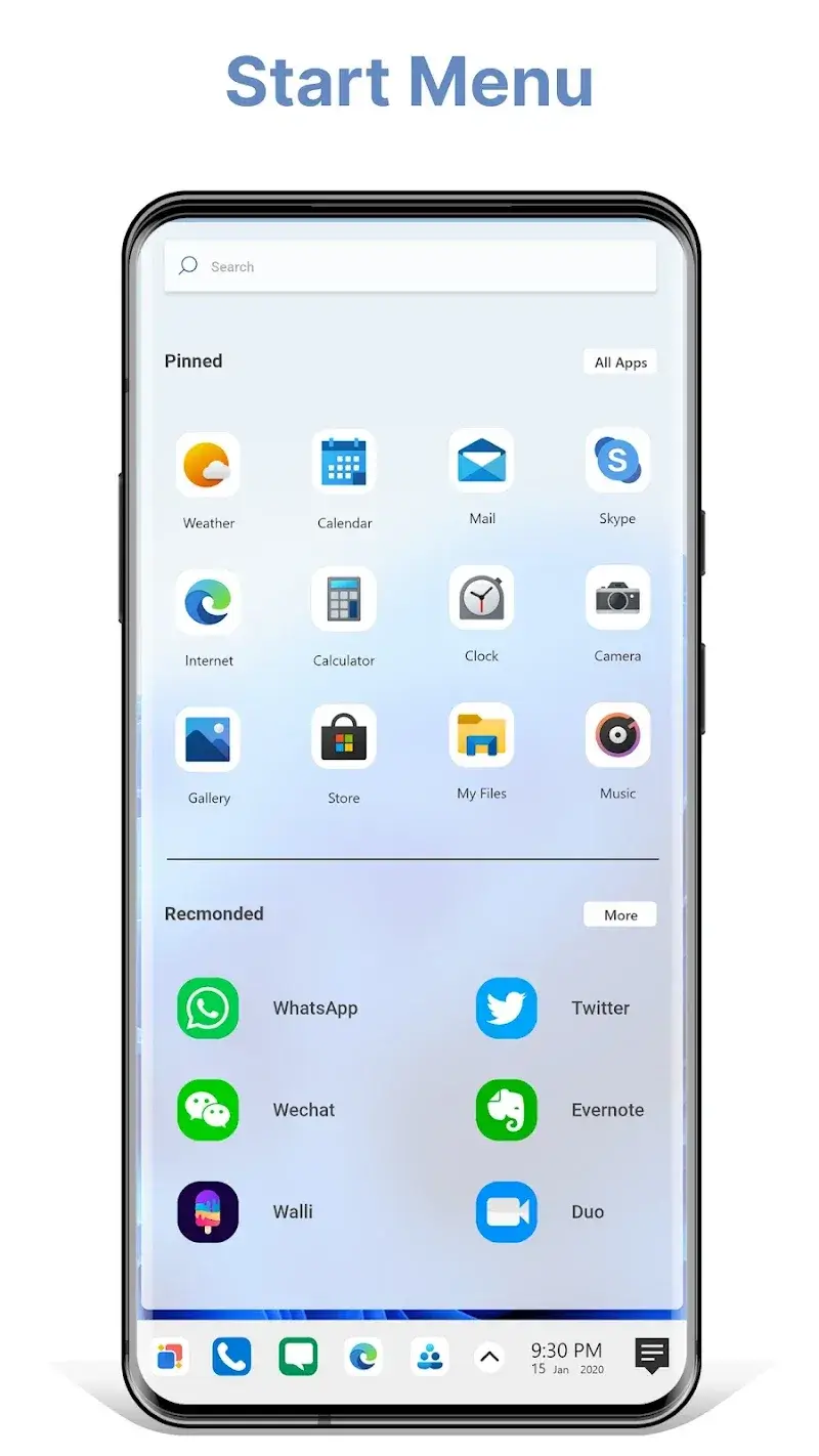 Win 12 Launcher screenshot 1