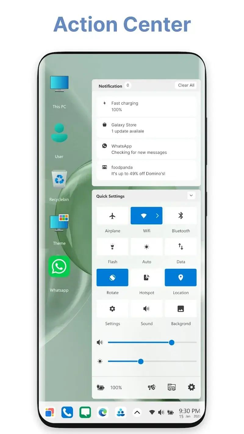 Win 12 Launcher screenshot 1