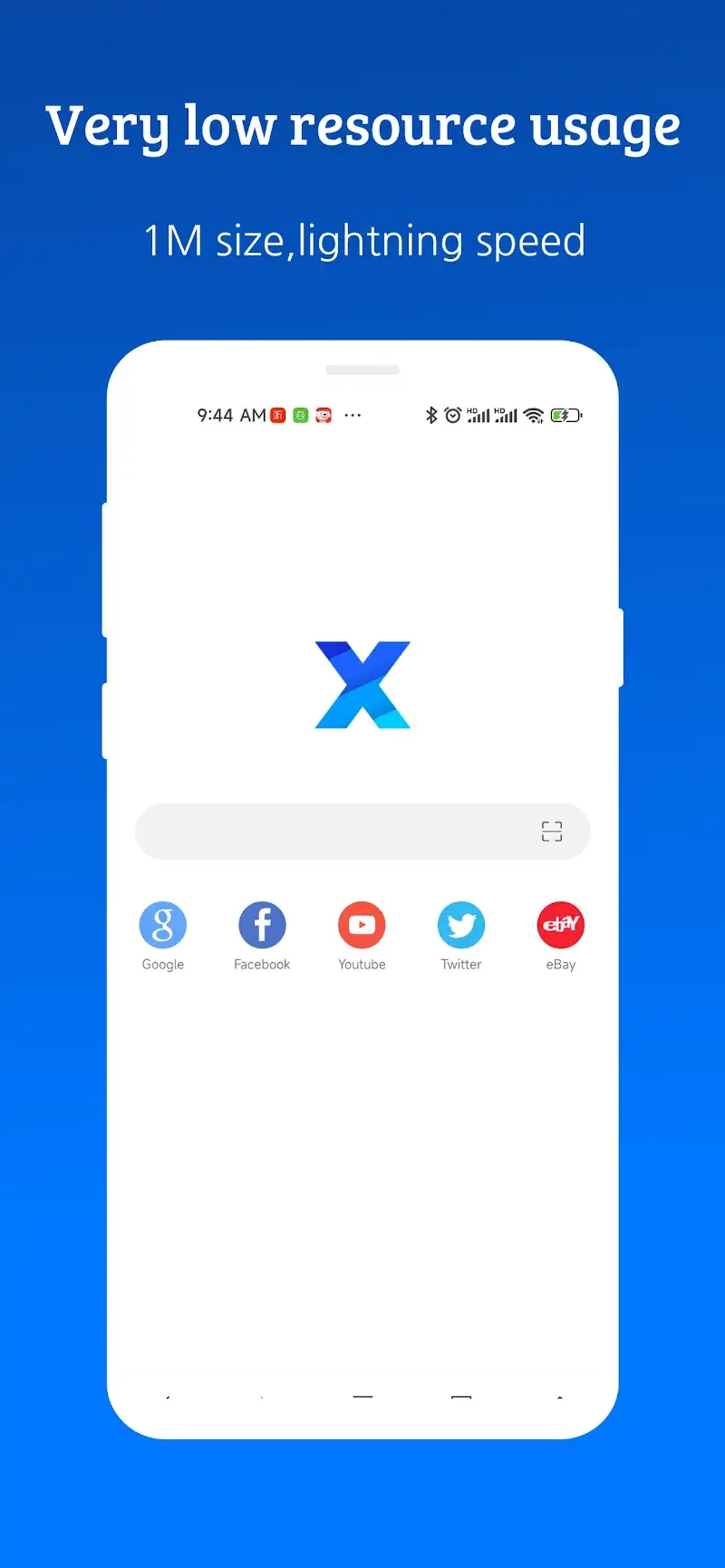 XBrowser screenshot 1