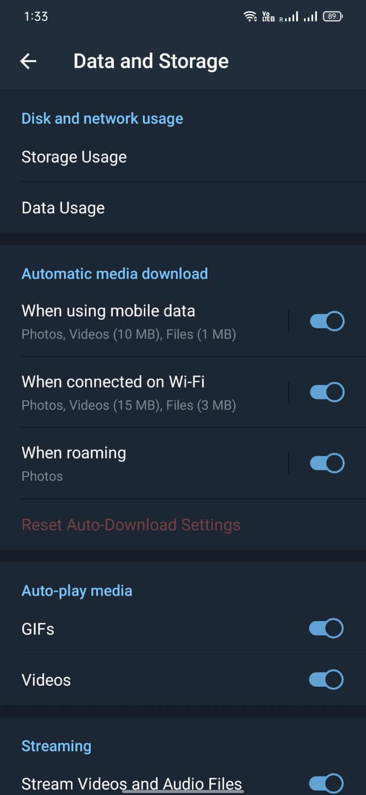 GB Telegram screenshot 1