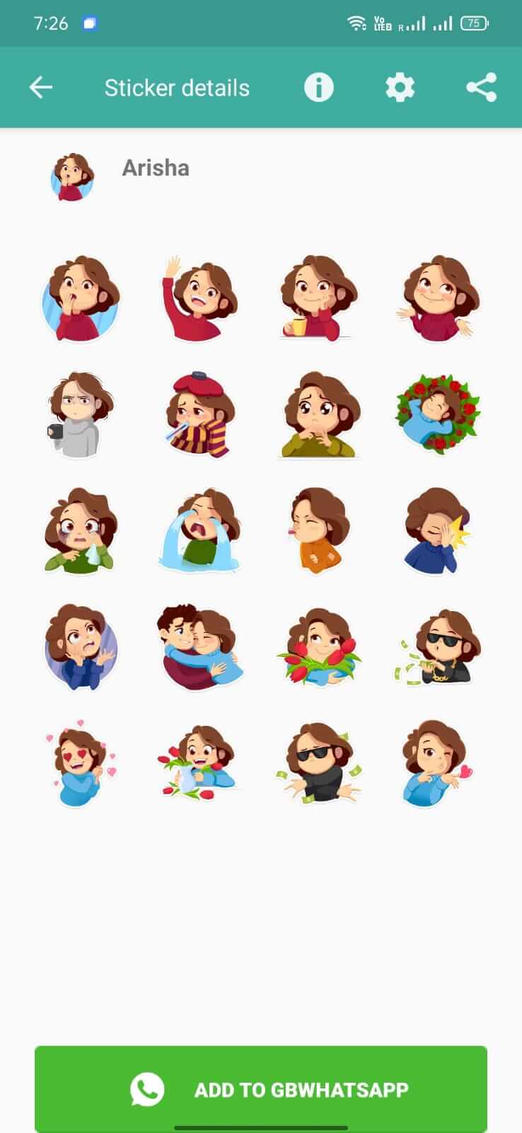 GBStickers screenshot 1