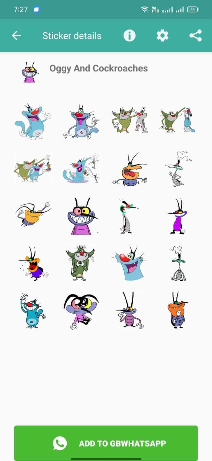 GBStickers screenshot 1