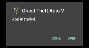 gta 5 apk installed