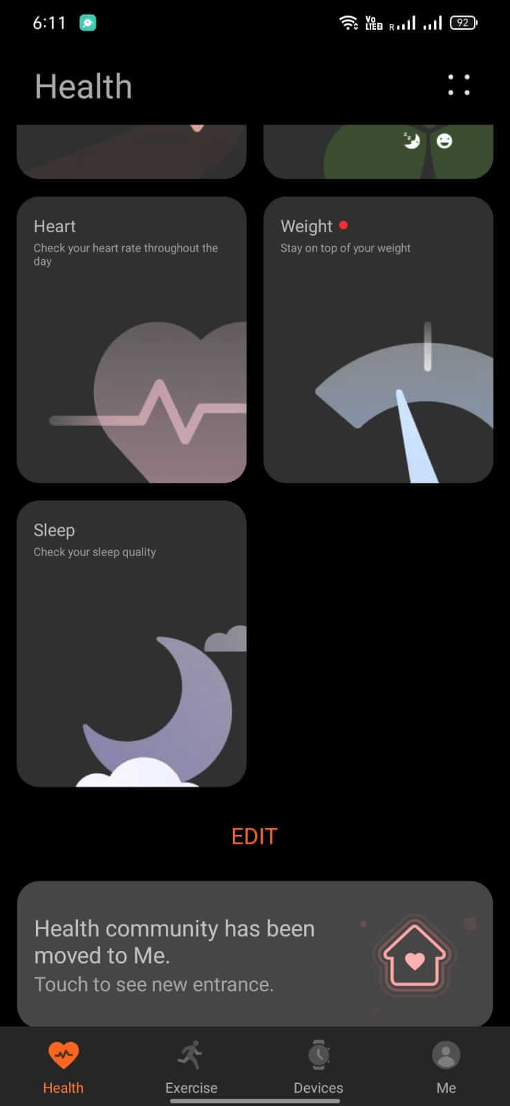 Huawei Health screenshot 1