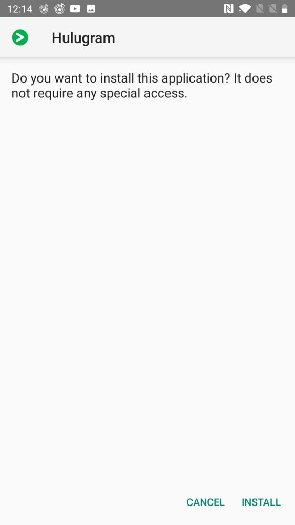 install Hulugram Messenger APK