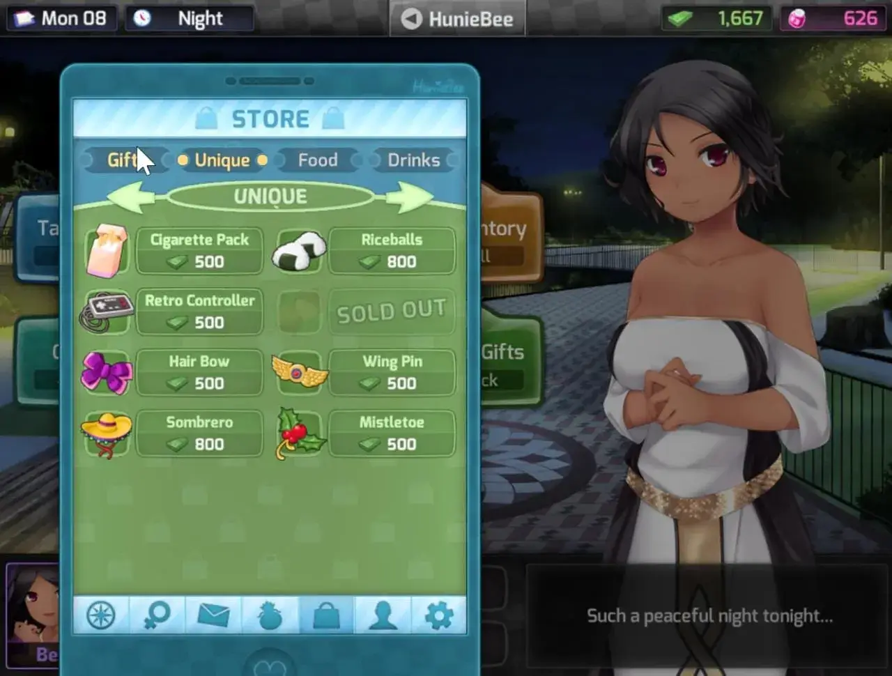 Huniepop screenshot 1