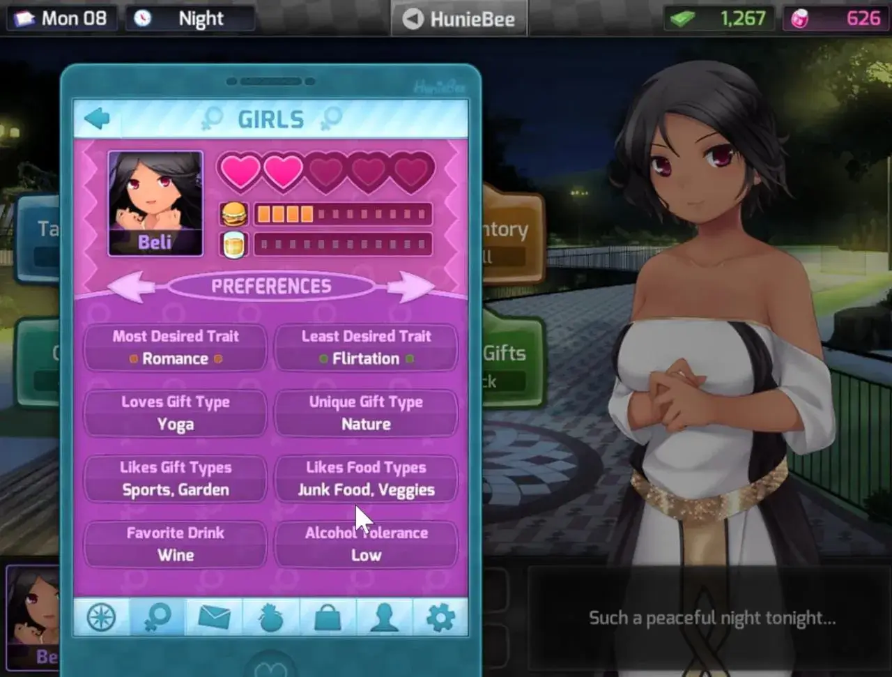 Huniepop screenshot 1