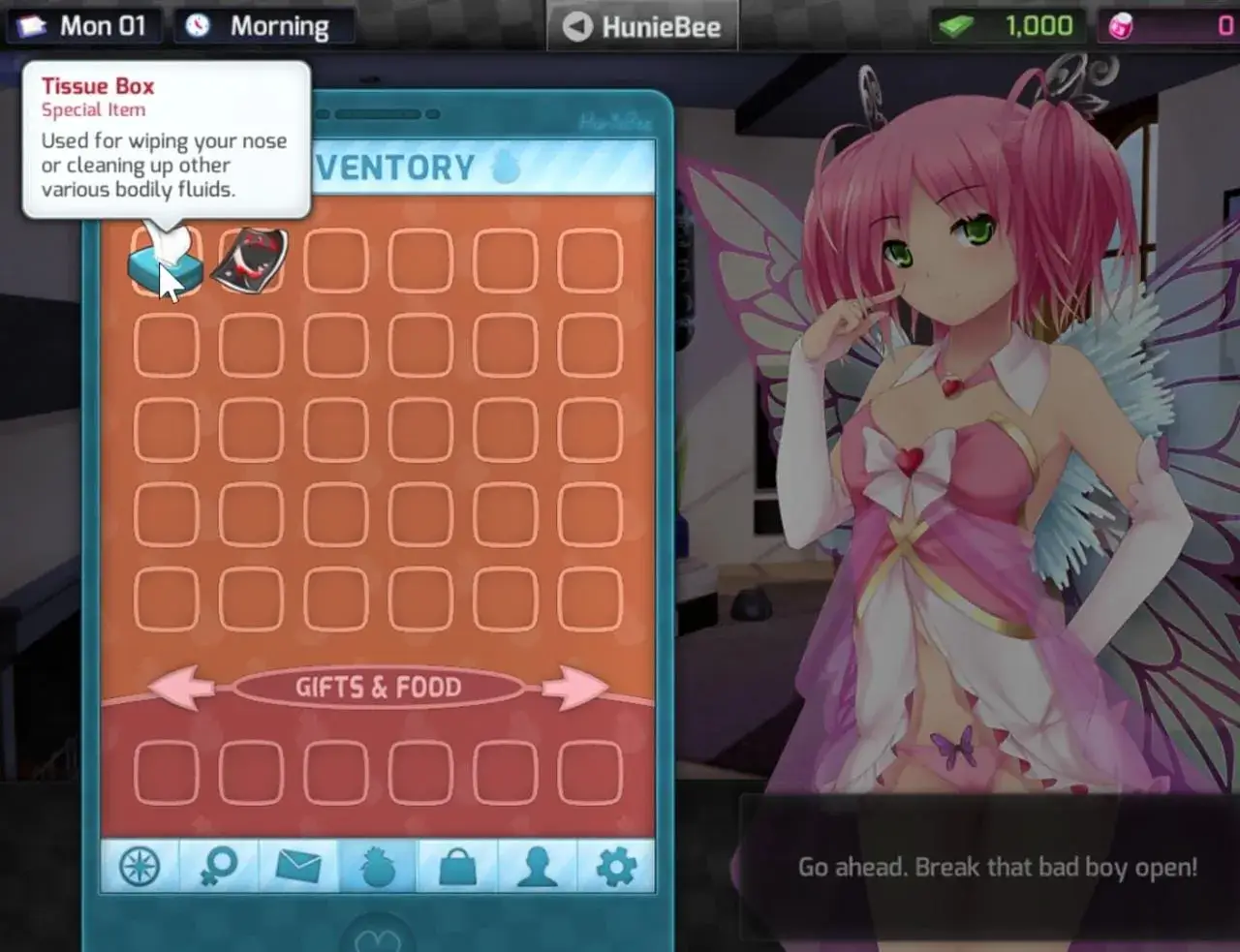 Huniepop screenshot 1