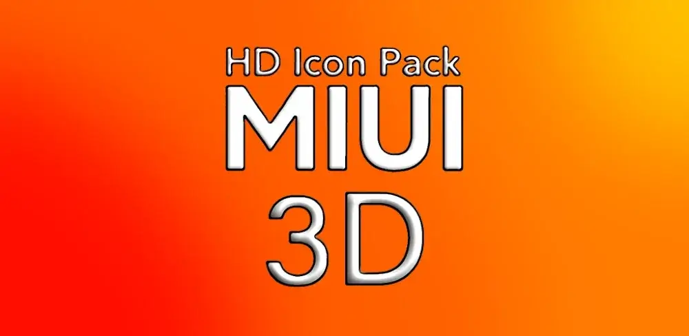 MIUl 3D - Icon Pack icon
