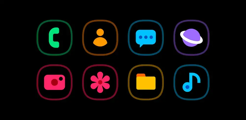HuxOne Dark - Icon Pack icon