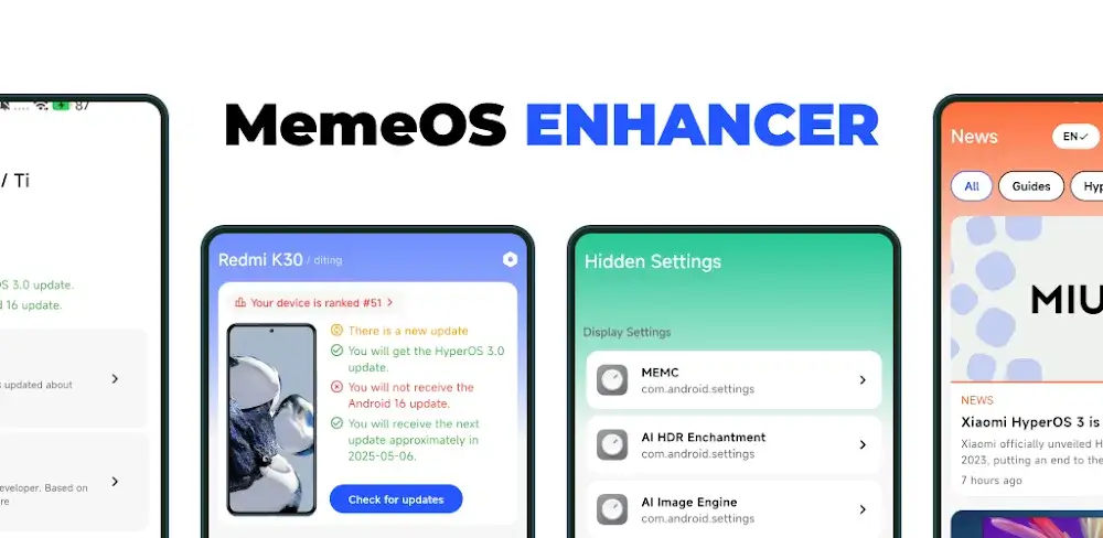 MemeOS Enhancer: OS Updates icon