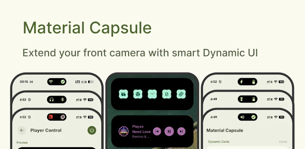 Material Capsule: Dynamic UI icon