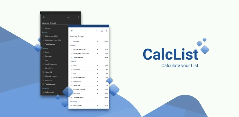 CalcList - Calculate Your List icon