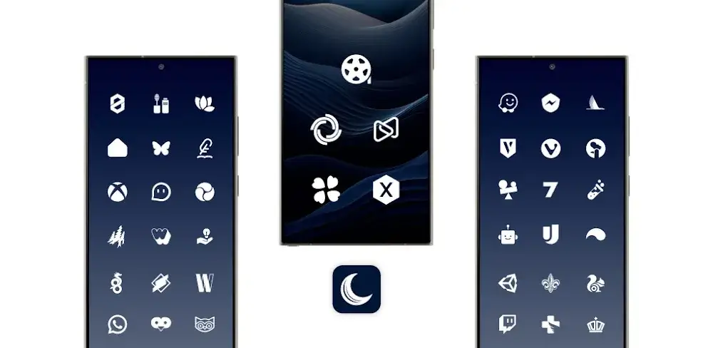 White Moonlight - Icon Pack icon