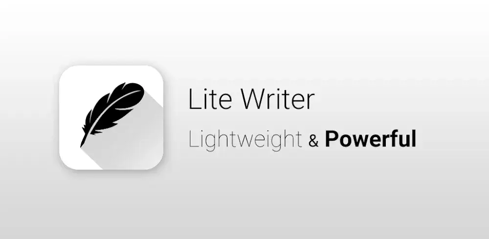 Lite Writer: Writing/Note/Memo icon