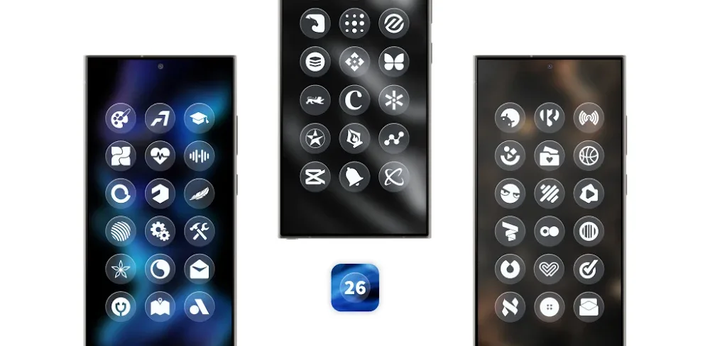 Glassy Round OS Icon Pack icon