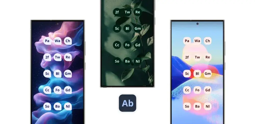 Letters Material You Icon Pack icon