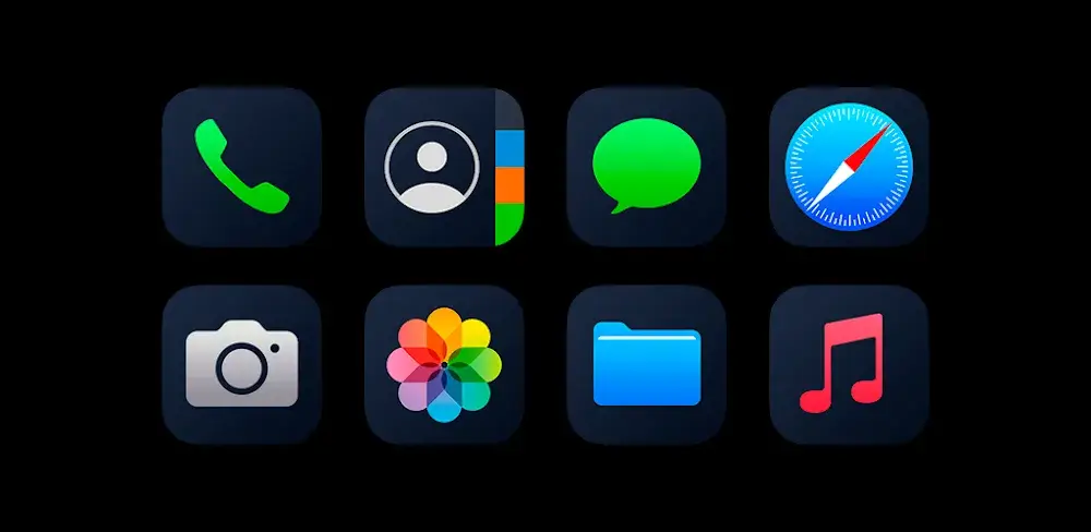 iPeach Black - Icon Pack icon