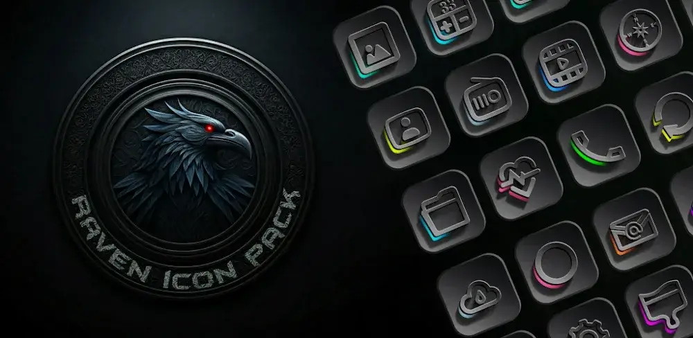 Raven Dark Icon Pack icon
