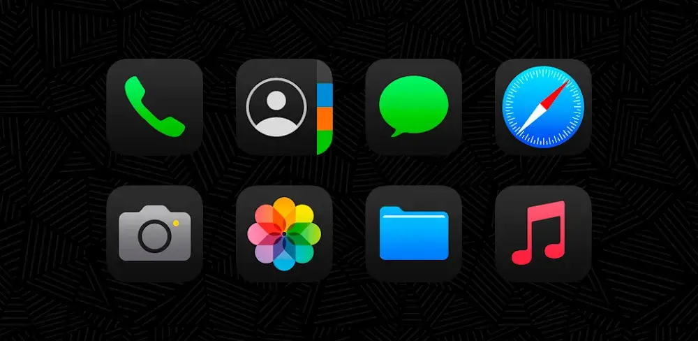 iDarkOS 18 - Icon Pack icon