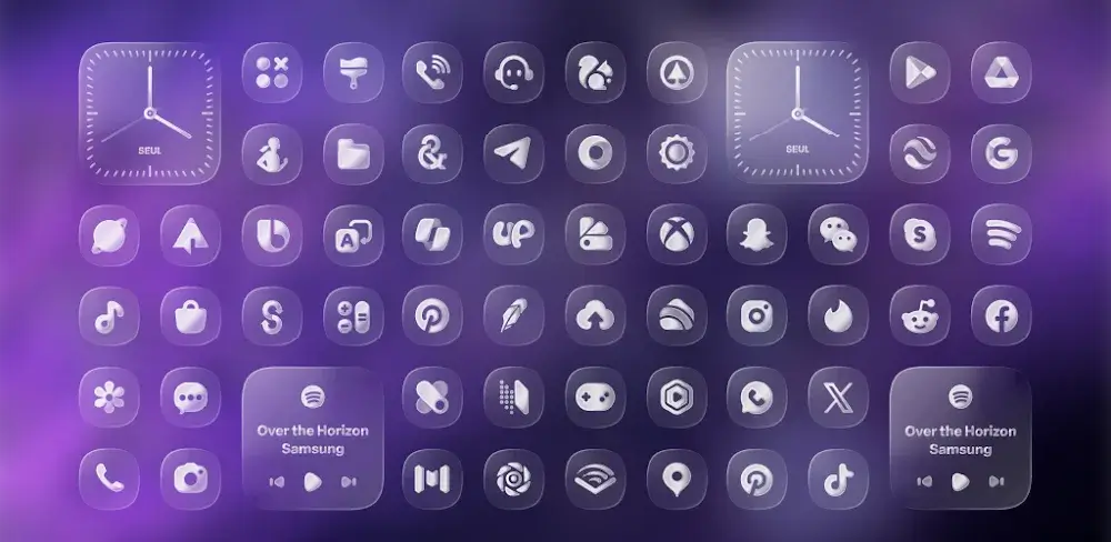 One UI Glass Icon Pack icon