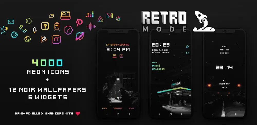 Retro Mode - Icon Pack (Neon) icon