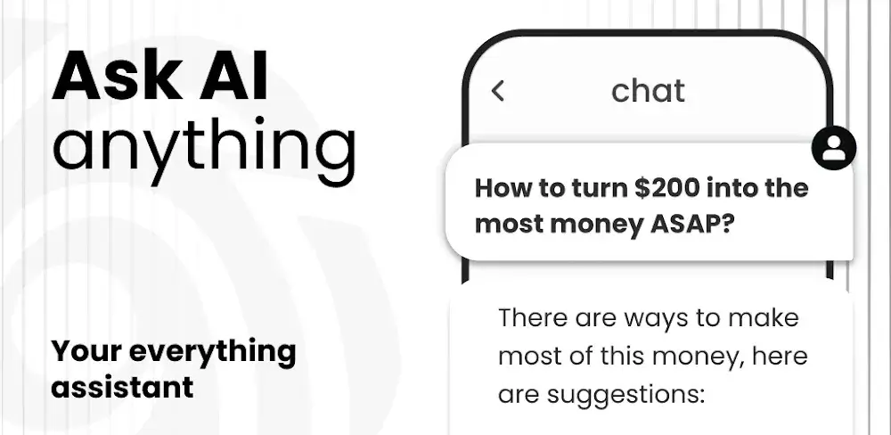 Chatbot AI search Assistant icon