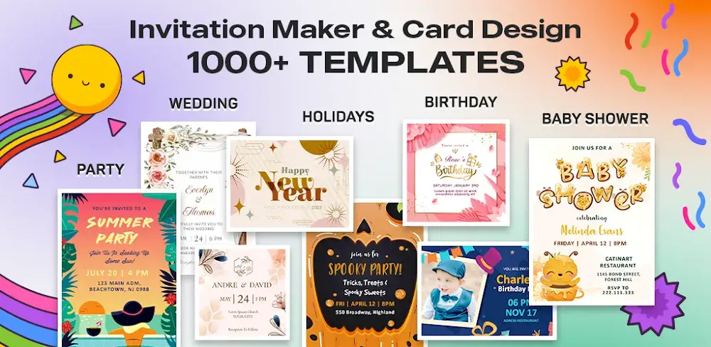 Invitation Maker & Card Design (Invites4U) icon