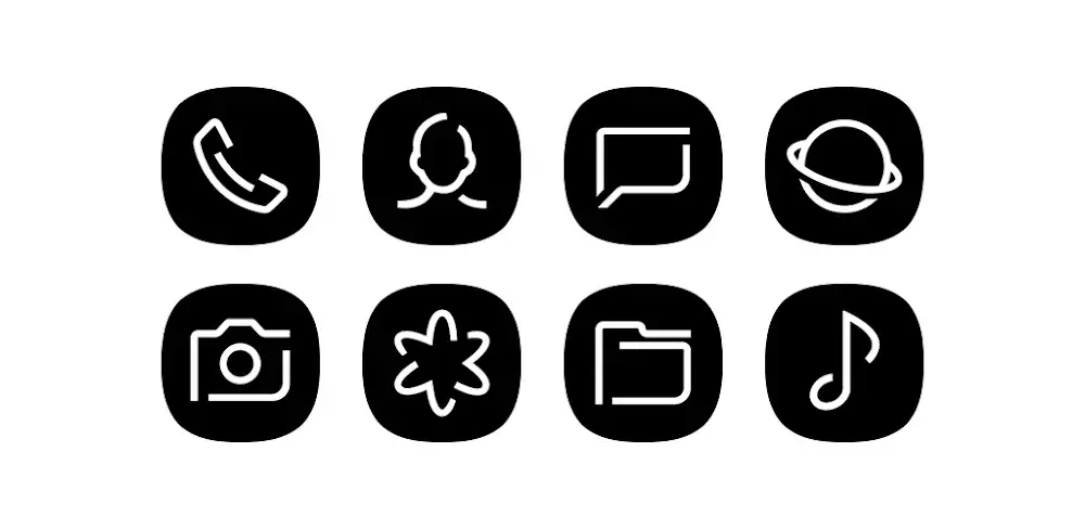 Blaux Black - Icon Pack icon