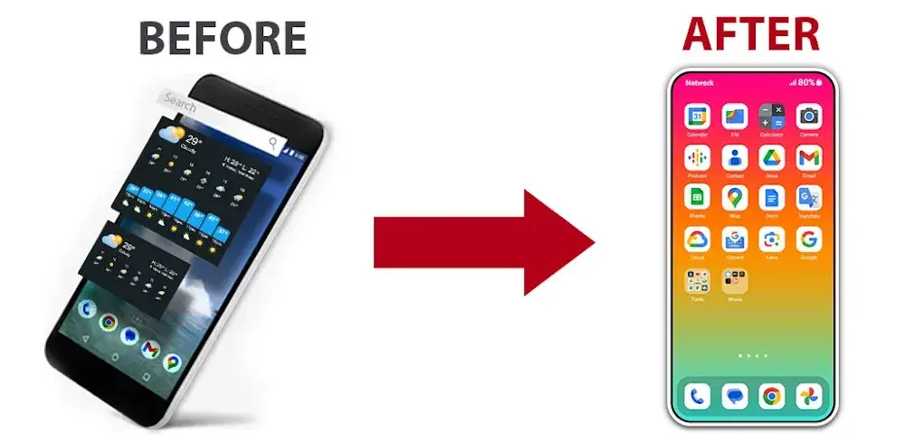 HiPhone Launcher, Phone 15 icon