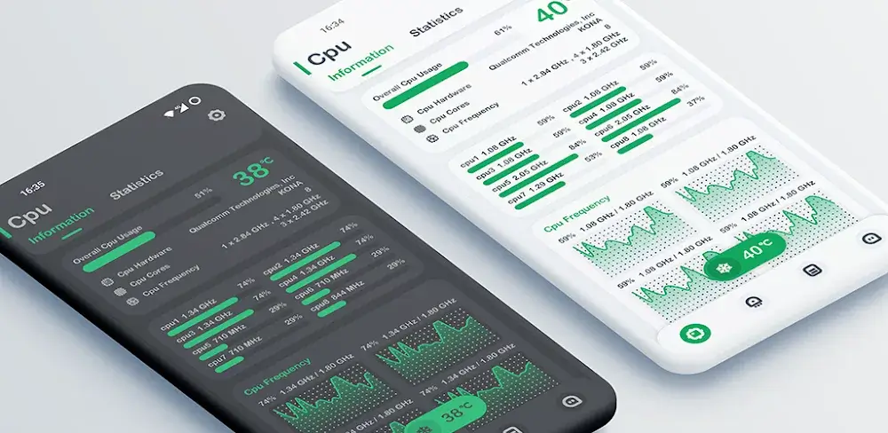 System Monitor Cpu Ram Battery icon