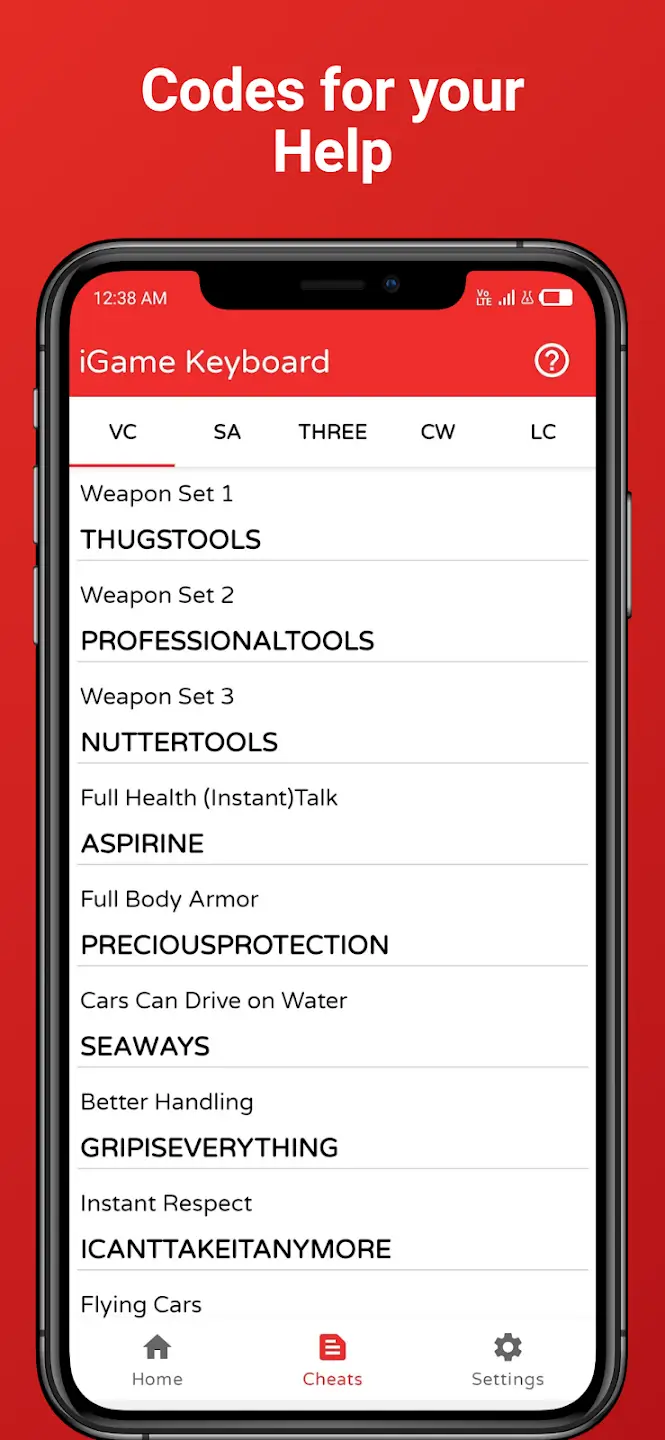 iGame Keyboard screenshot 1
