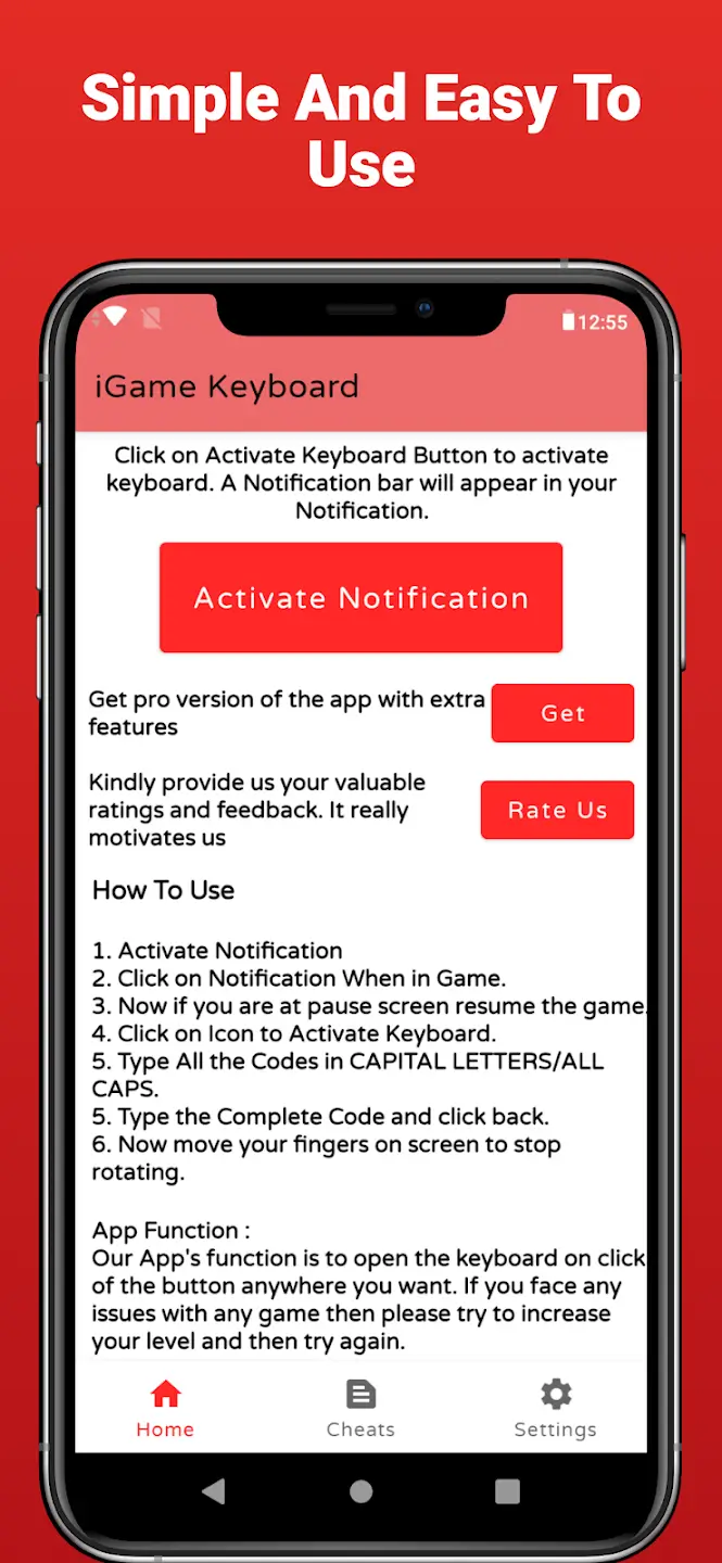 iGame Keyboard screenshot 1