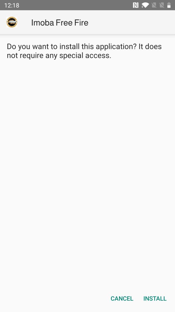 install Imoba Free Fire APK