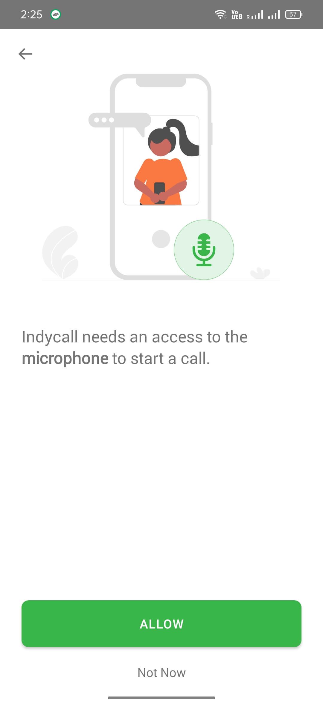 Indycall screenshot 1