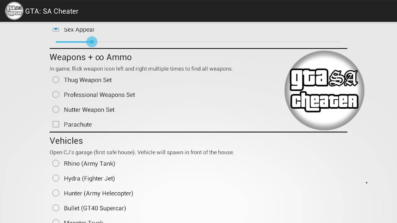 JCheater San Andreas Edition icon