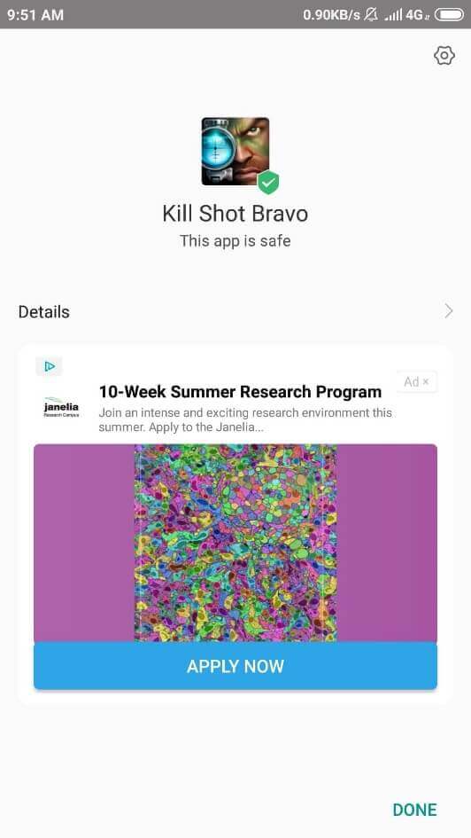Kill Shot Bravo Mod Apk installed