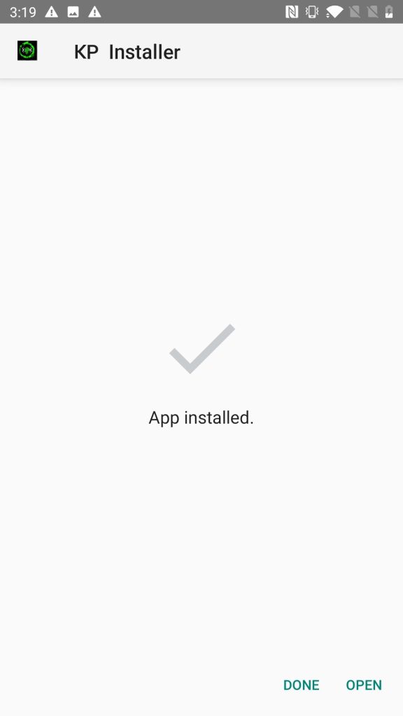 King Patcher Installed