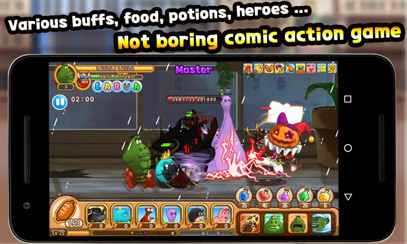 Larva Heroes: Lavengers screenshot 1