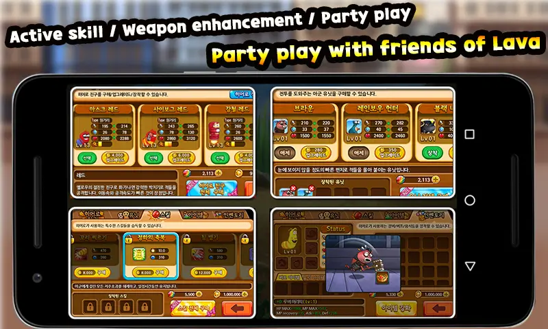 Larva Heroes: Lavengers screenshot 1