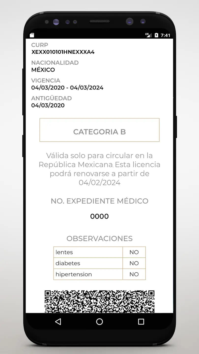 Licencia Federal Digital screenshot 1