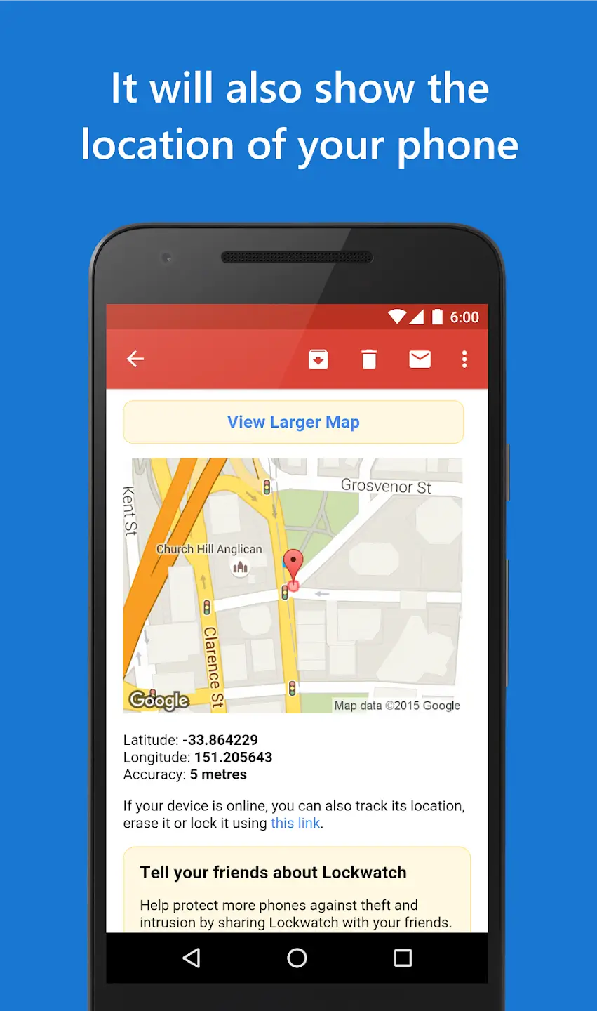 Lockwatch screenshot 1
